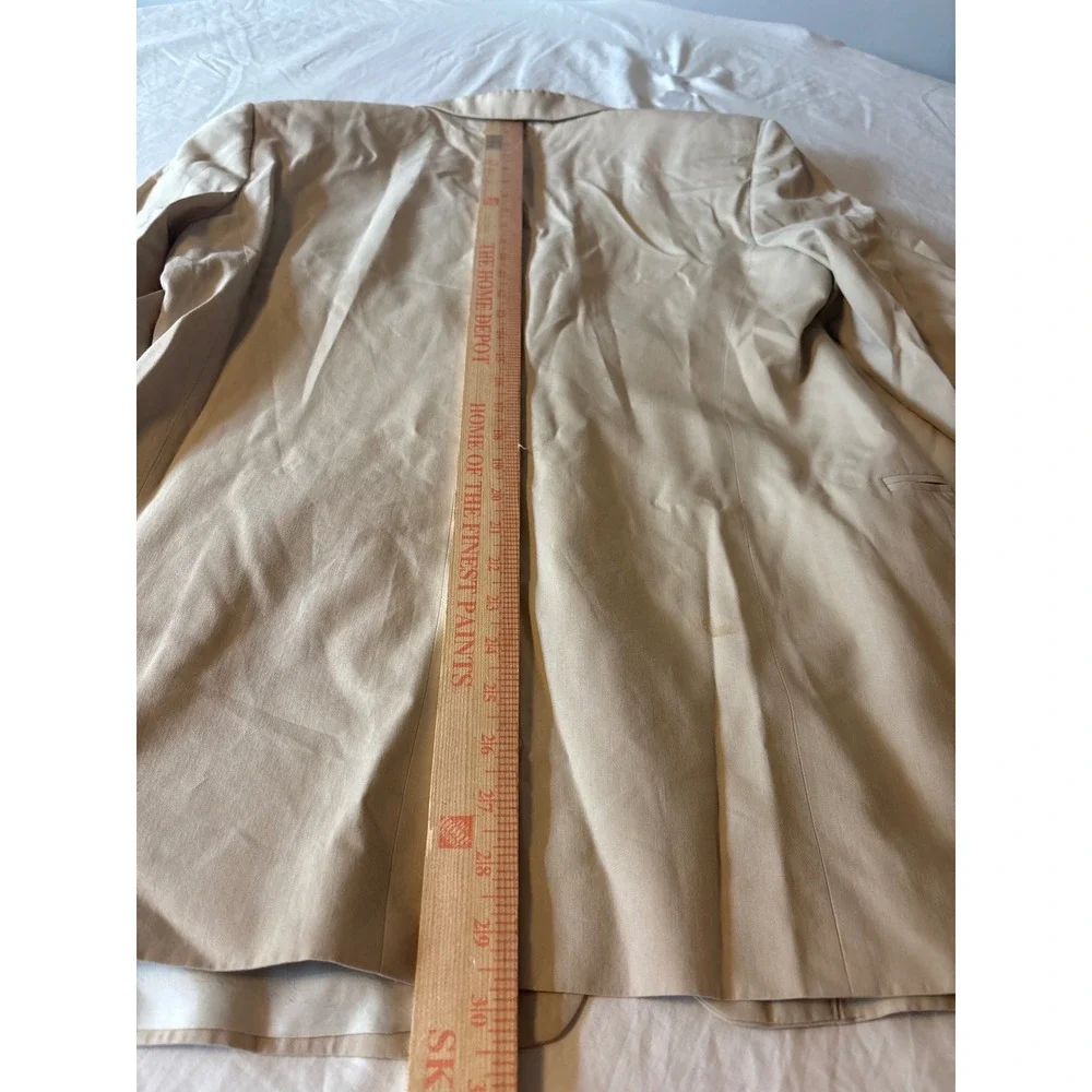 Emporio  Armani Made in Italy Blazer Sport Coat Mens39R Beige